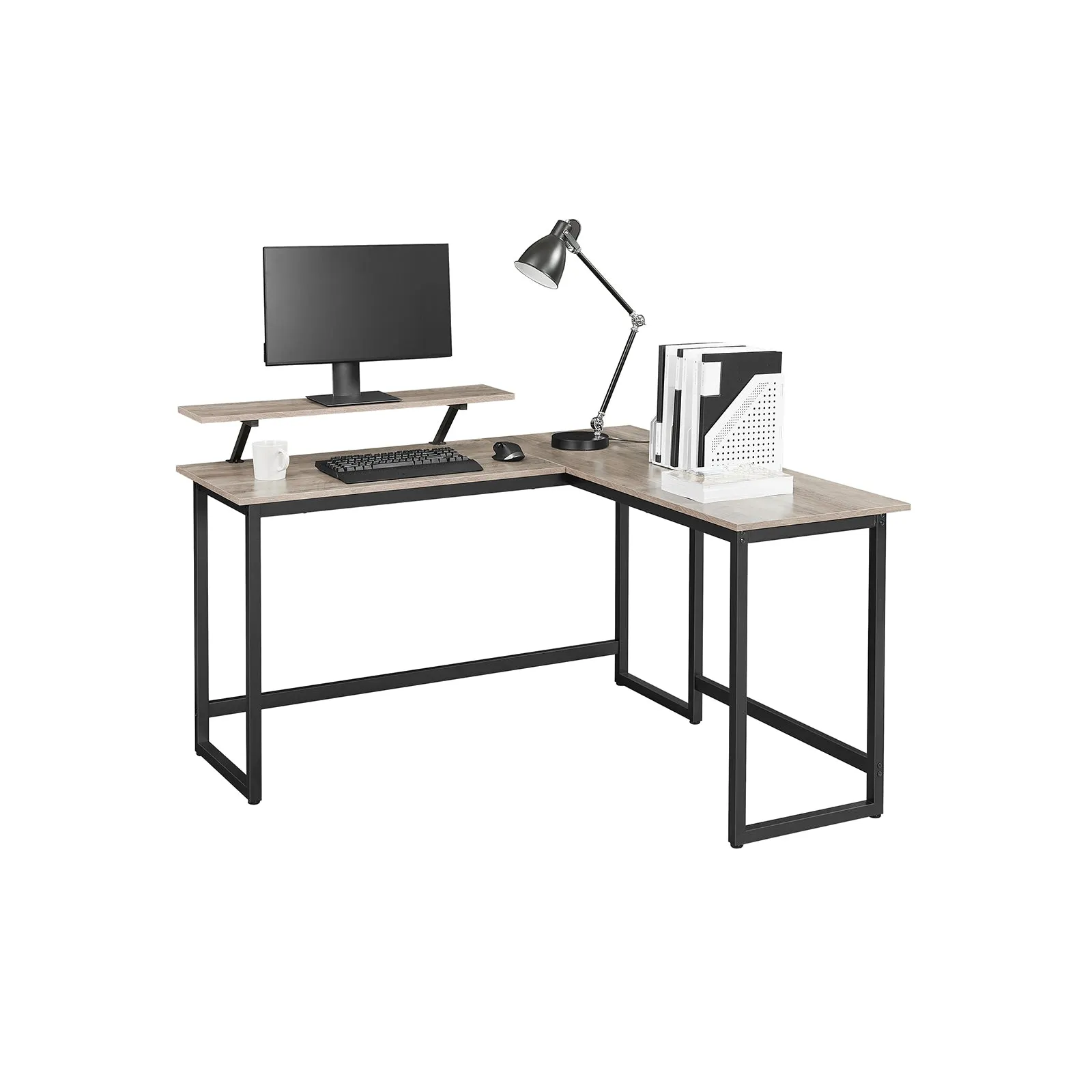 55-Inch L-Shaped Corner Desk