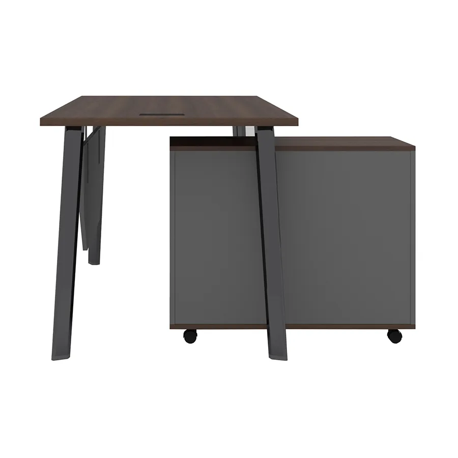 Alice 160 cm Executive Desk with Mobile Cabinet