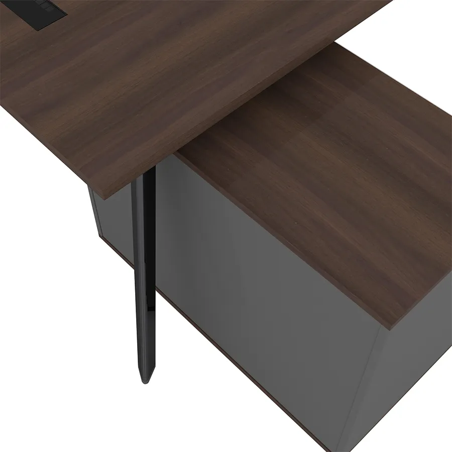 Alice 160 cm Executive Desk with Mobile Cabinet