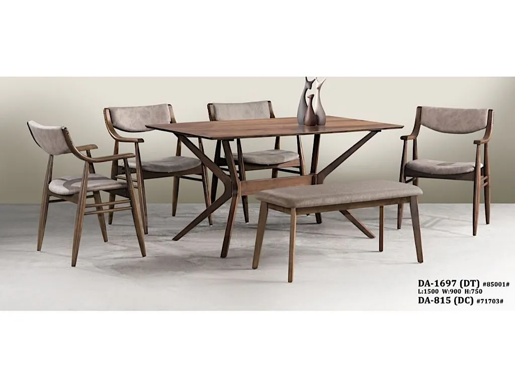 Austin 4/6 Seater Dining Set (DA1697DT   DA815 Chair)