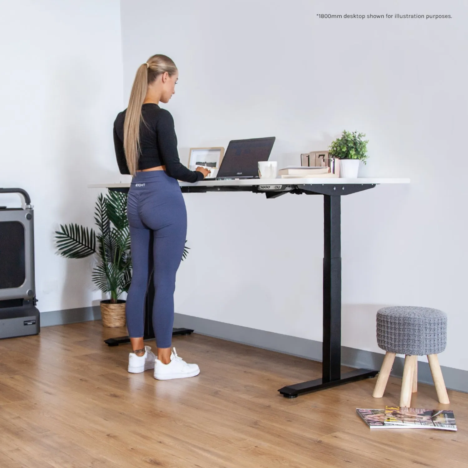 Automatic Height Adjustable Standing Desk 150cm, 3 Presets - Lifespan Fitness