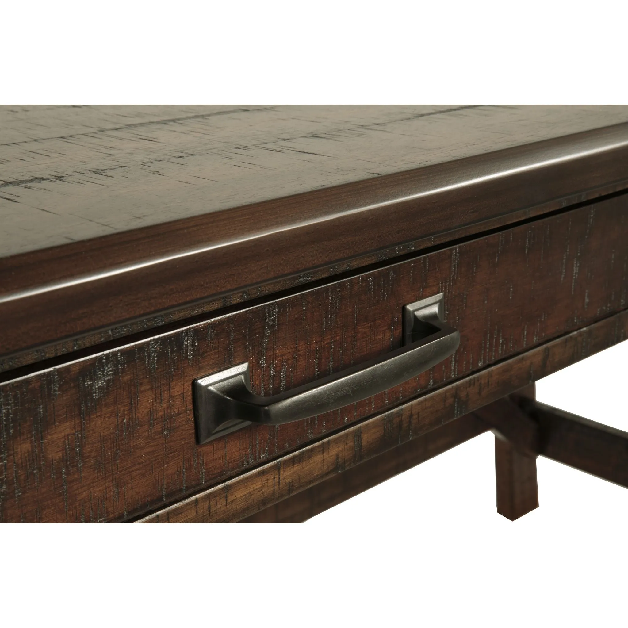 Baldridge Desk - Rustic Brown