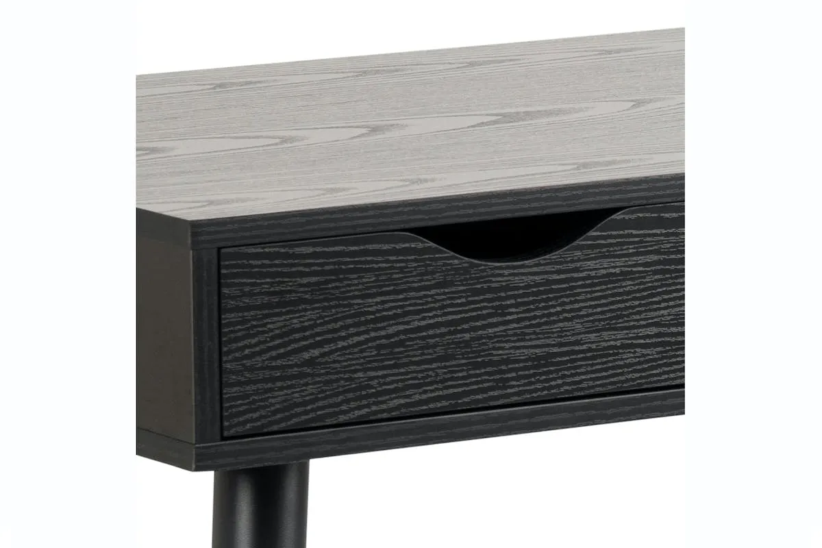 Bea Desk | Black | Black Legs