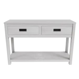 Beech Hall Table Brushed White