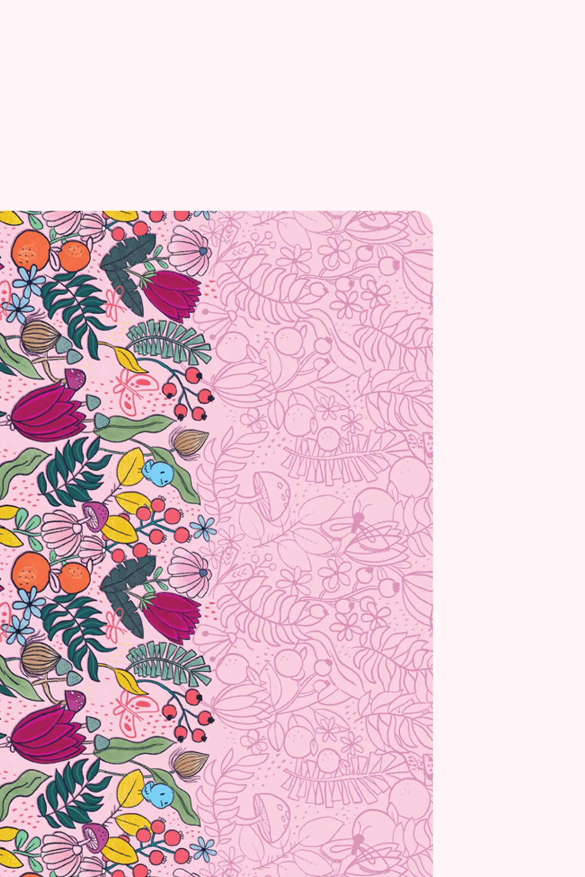 Birdie Floral Desk Mat