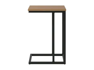 Brown Wood Narrow Side Table