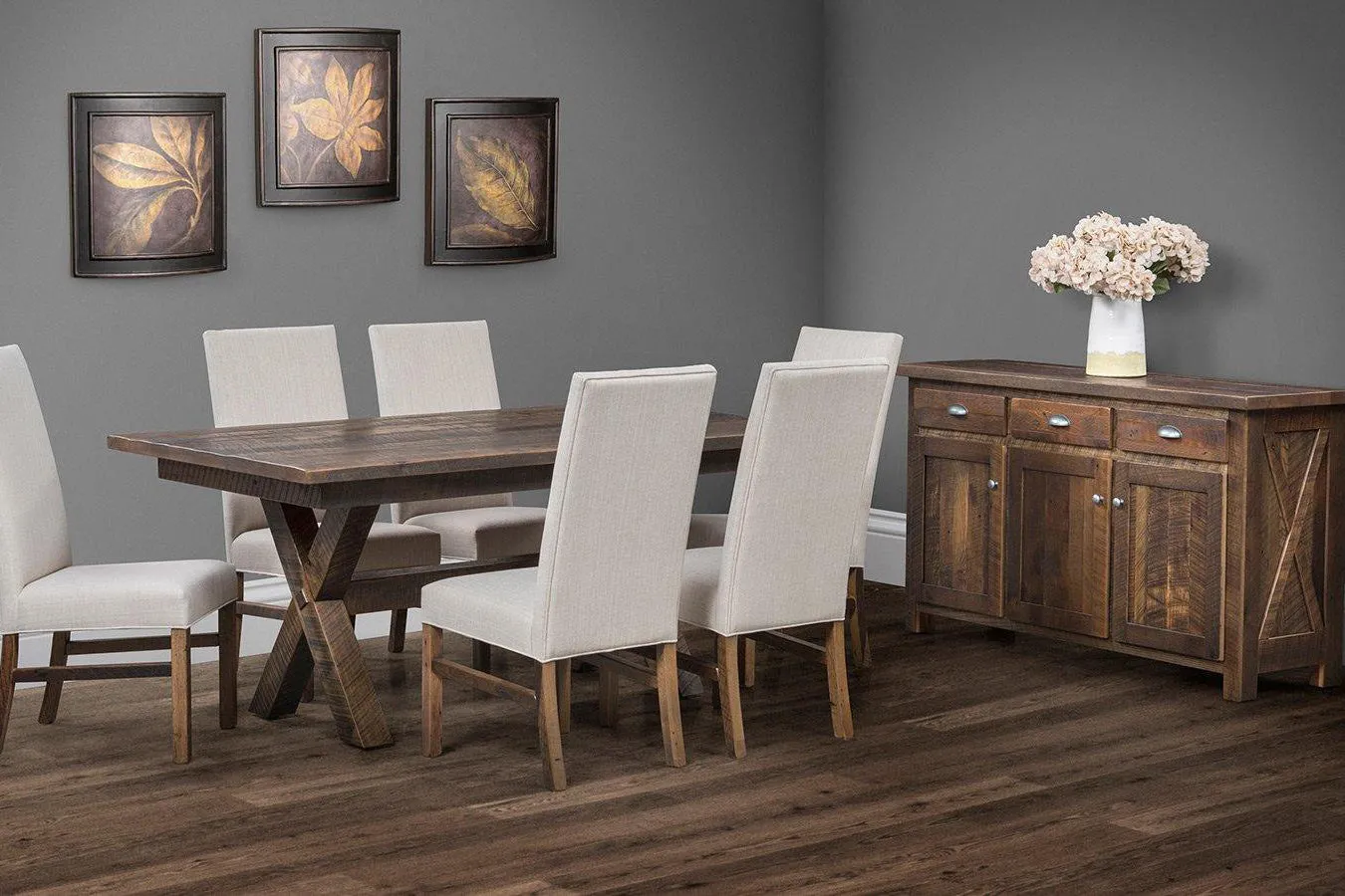 Buxton Amish Reclaimed Wood Dining Collection