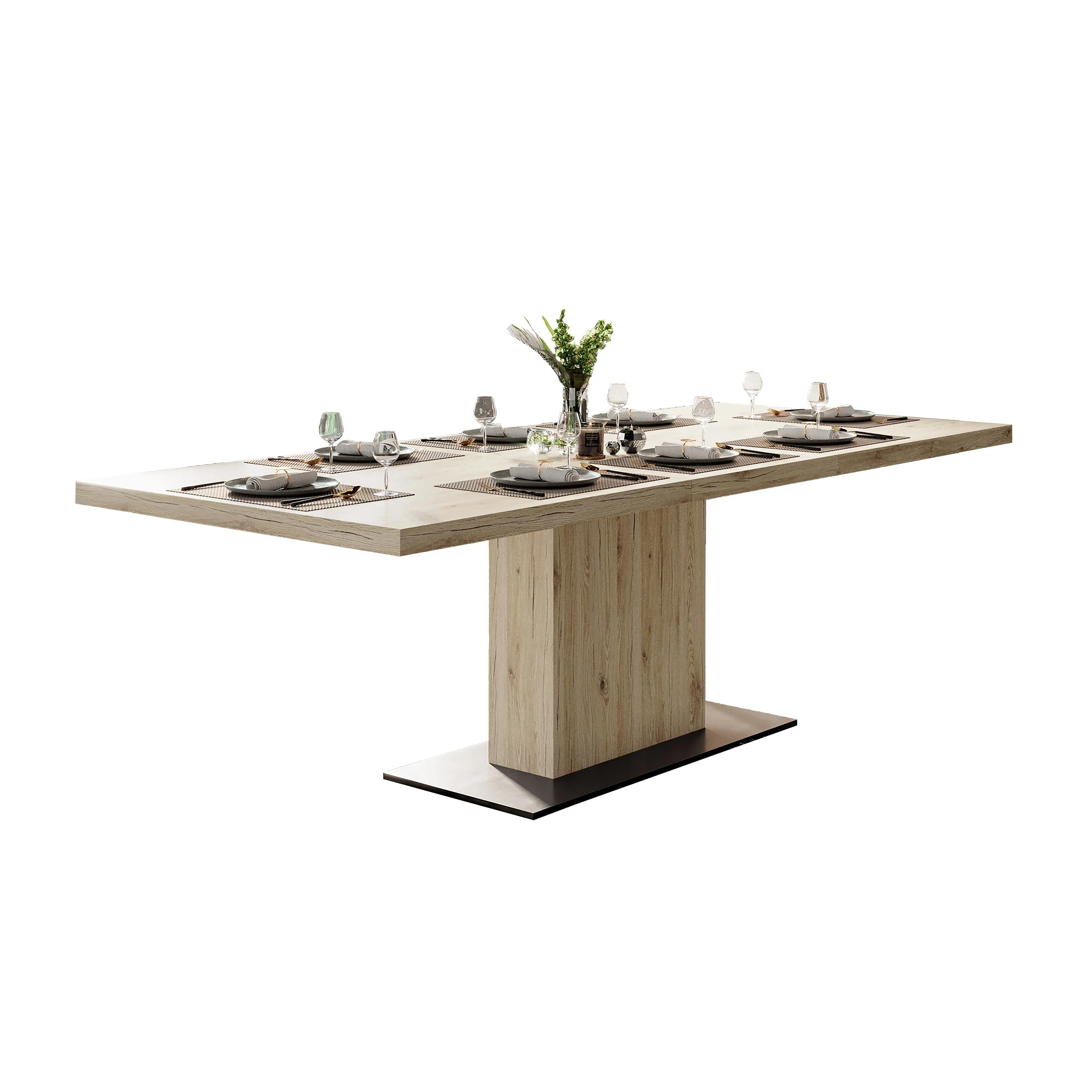 Cartier 47" Sonoma Extendable Dining Table