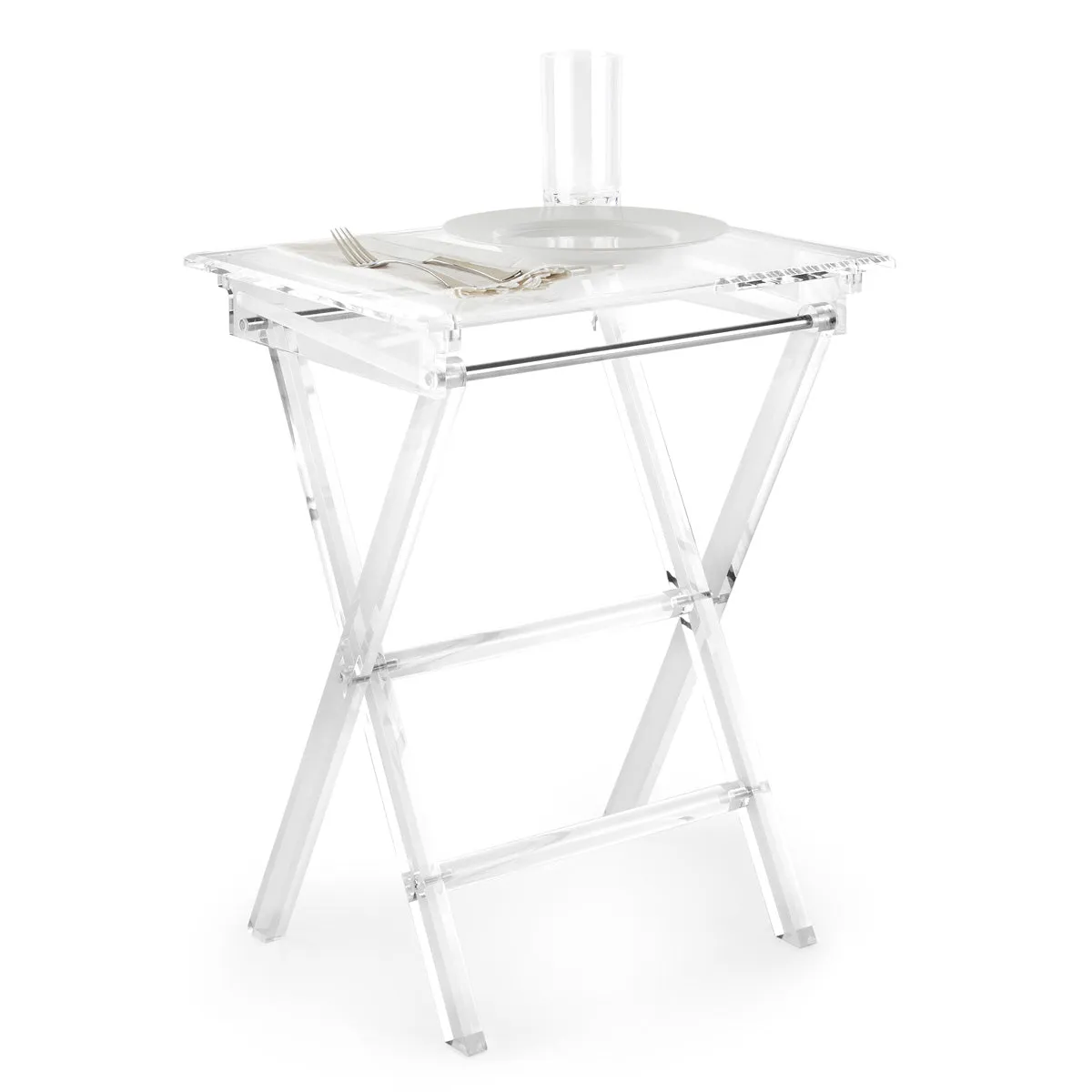 Clarté Acrylic Folding Table