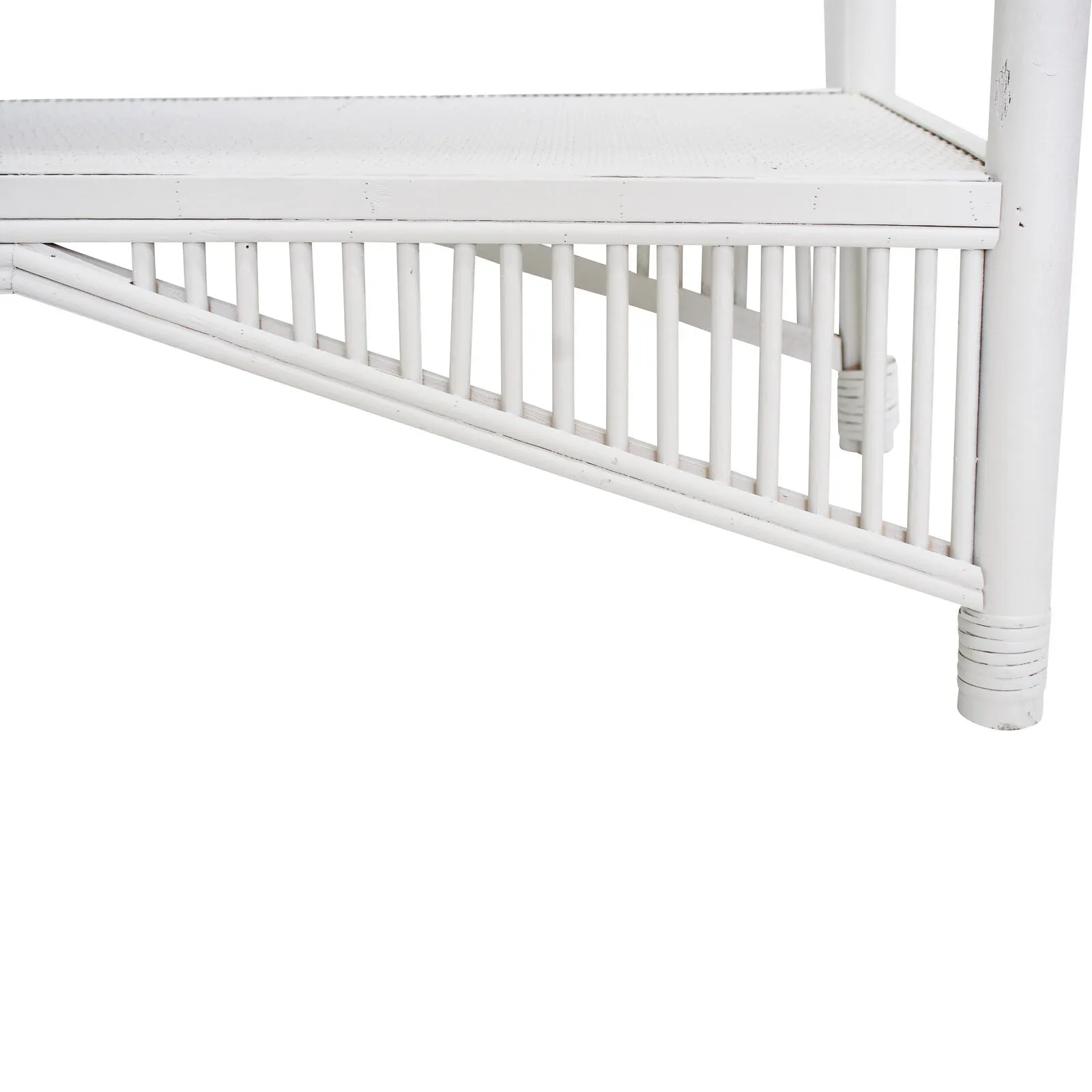 Coastal White Console Table