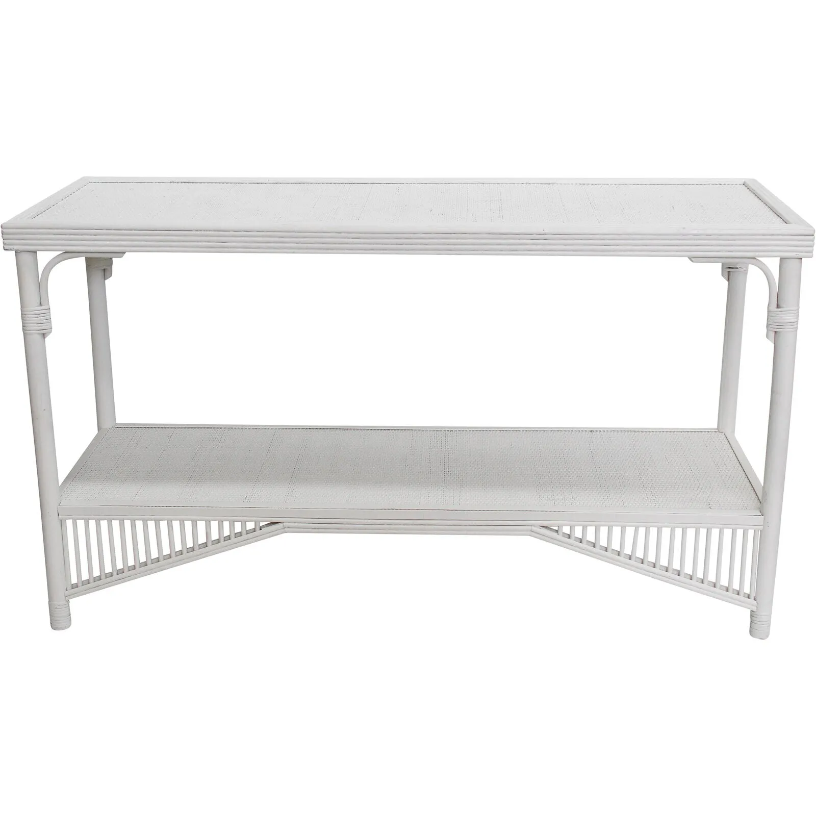 Coastal White Console Table