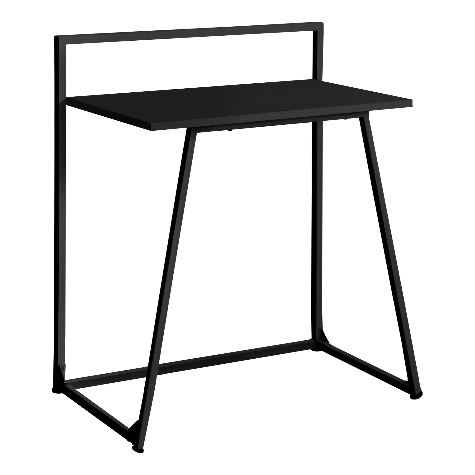 Computer Desk - 30"L / Juvenile Black / Black Metal