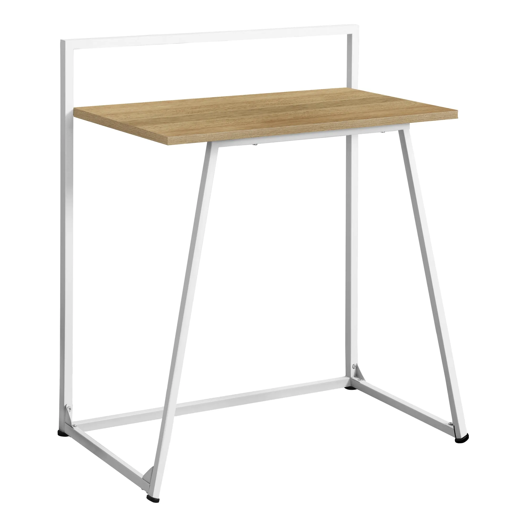 Computer Desk - 30"L / Juvenile Natural / White Metal