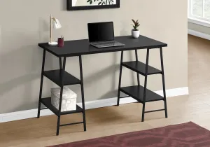 Computer Desk - 48"L / Black / Black Metal