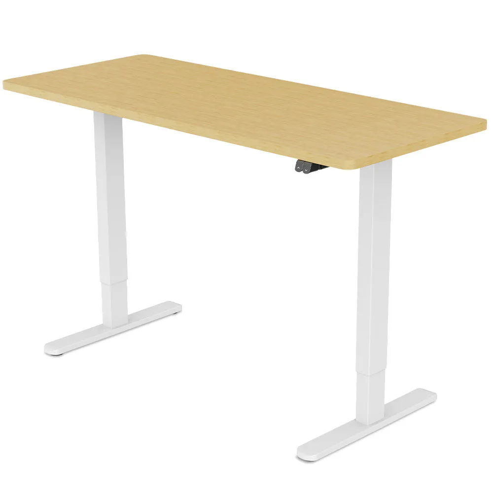 Electric Height Adjustable Sit-Stand Desk 140x60cm, 70kg Load