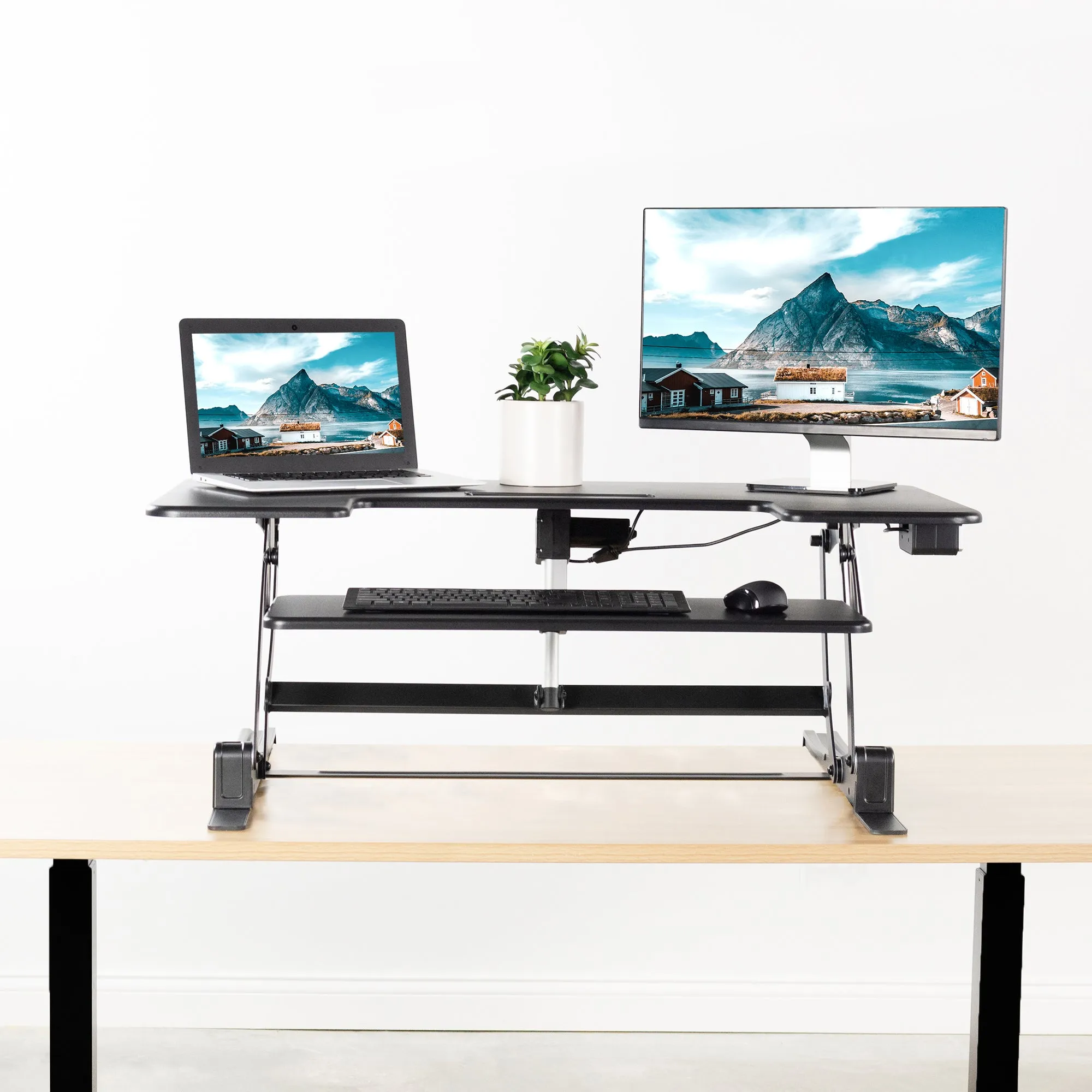 Electric Standing Desk Converter (42")