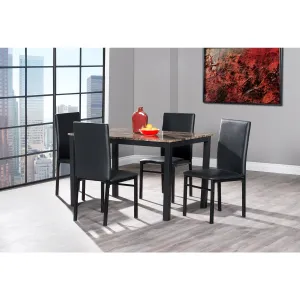 Elegant Harmony 5-piece Dining Set