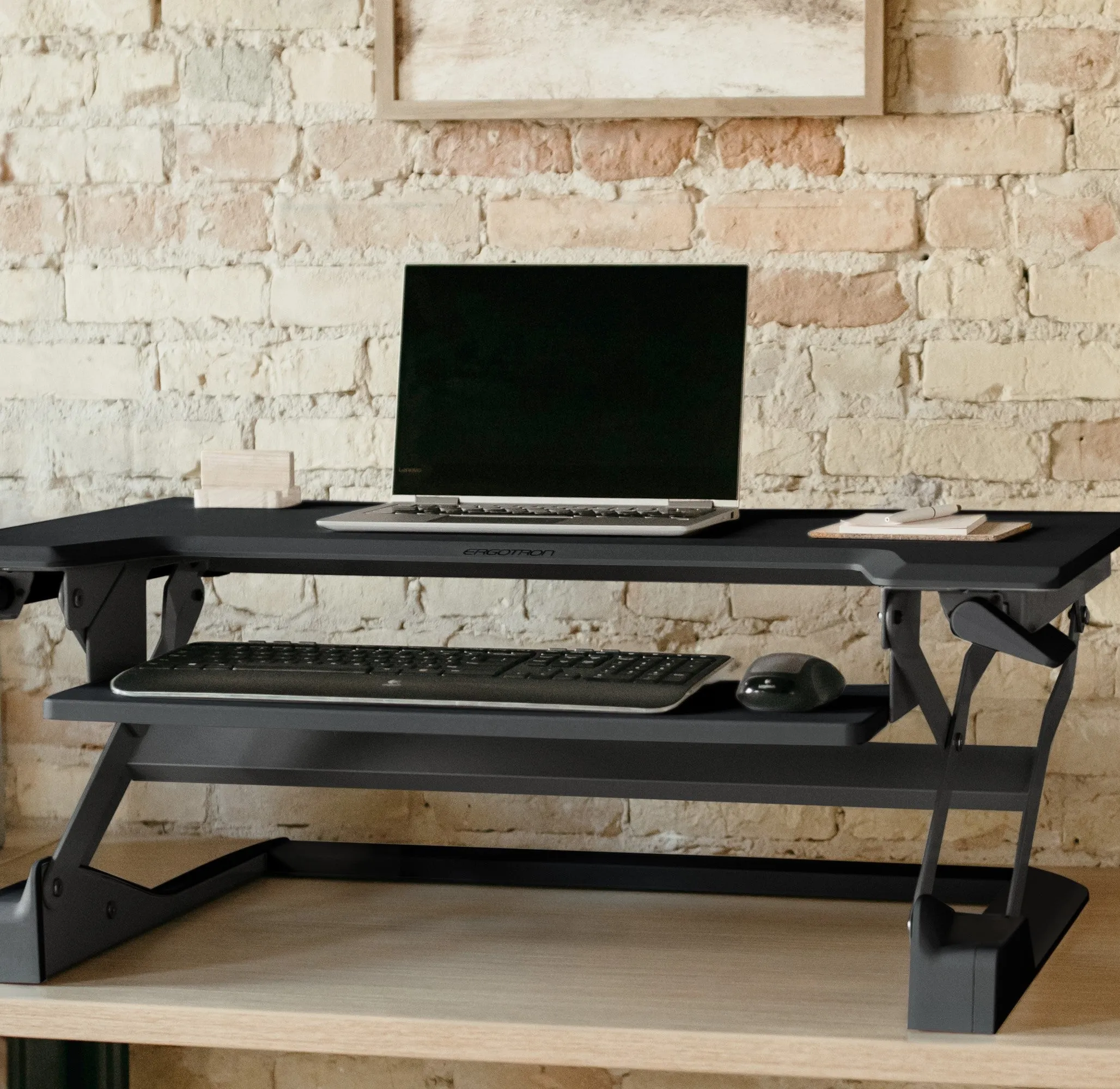 Ergotron WorkFit Corner Standing Desk Converter