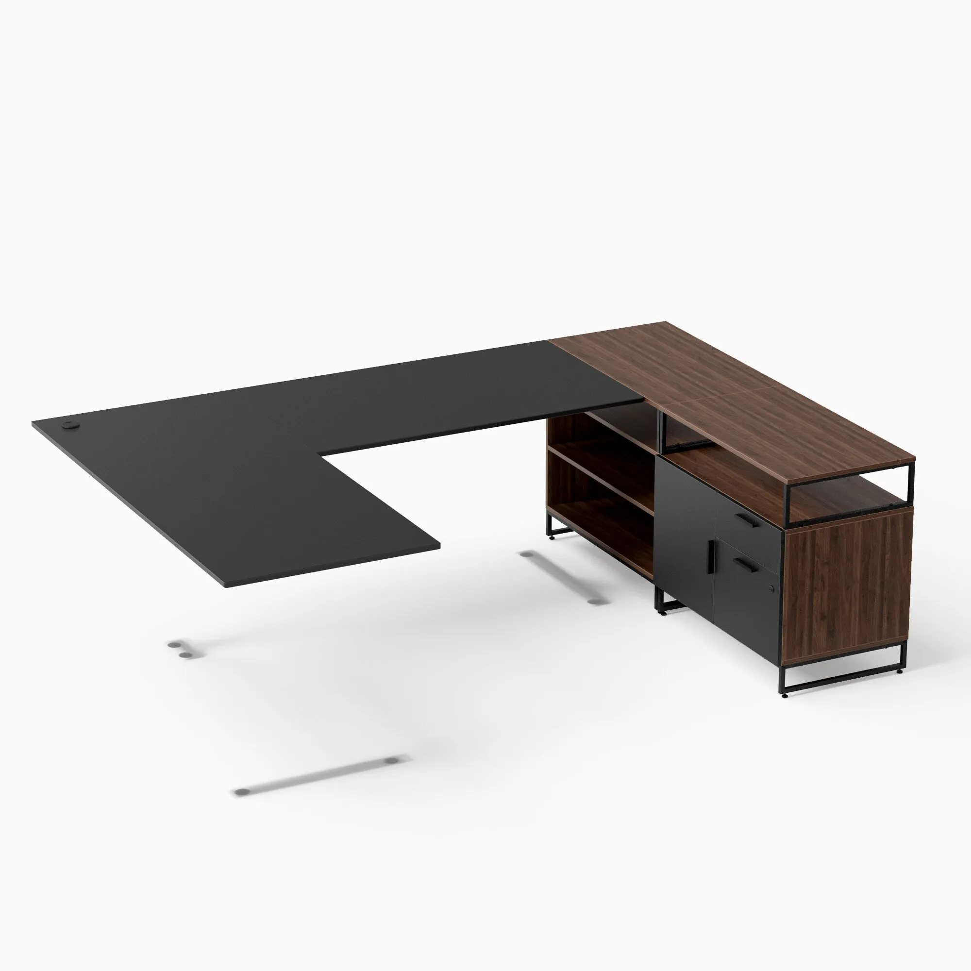 Executive Desk: U-Shaped Configuration