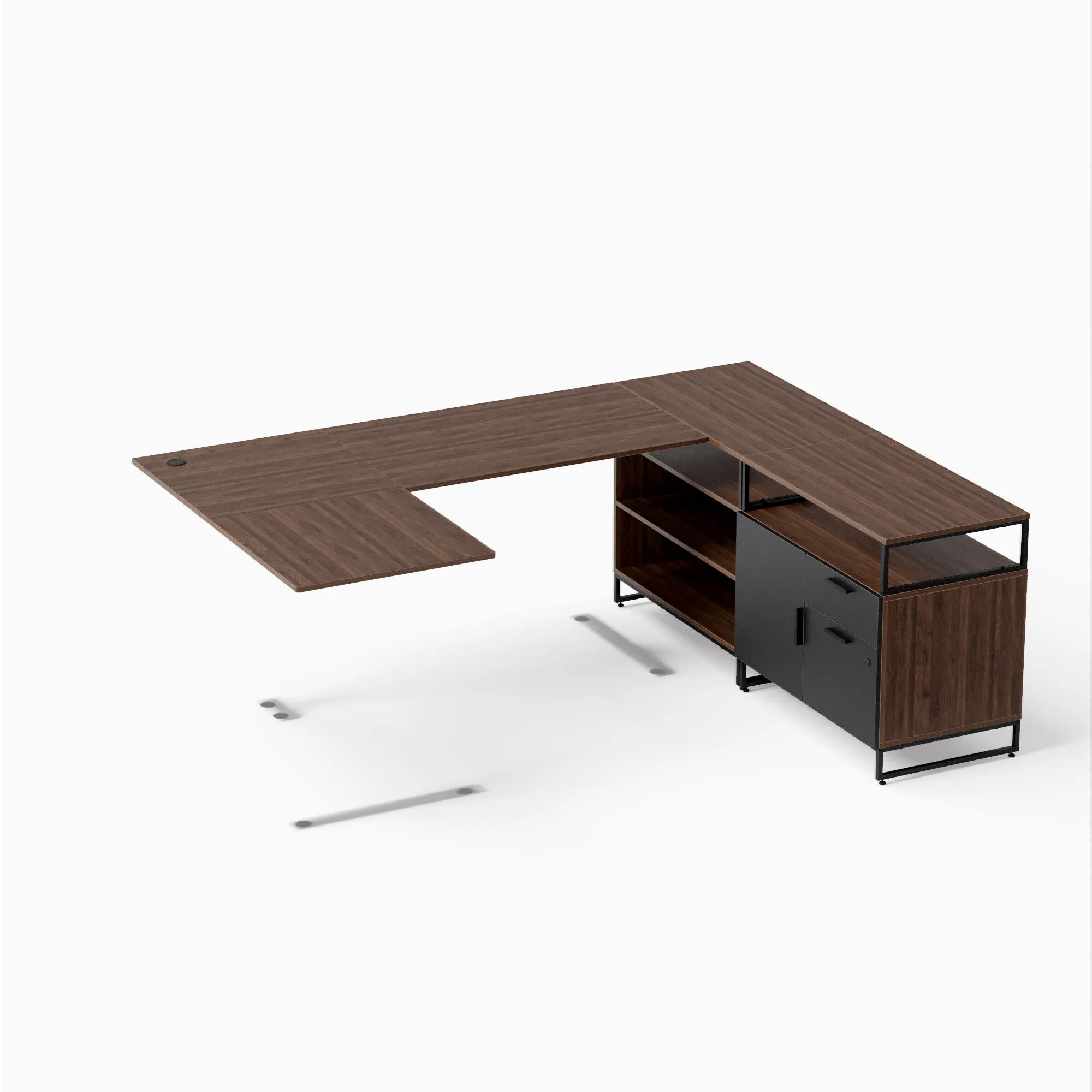 Executive Desk: U-Shaped Configuration