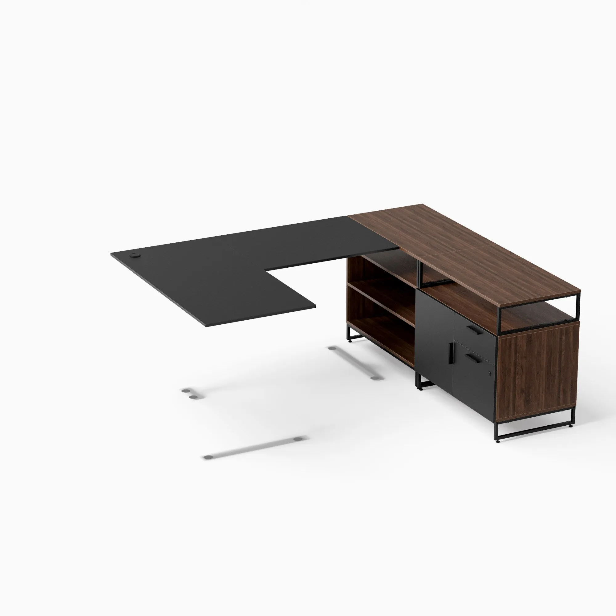 Executive Desk: U-Shaped Configuration