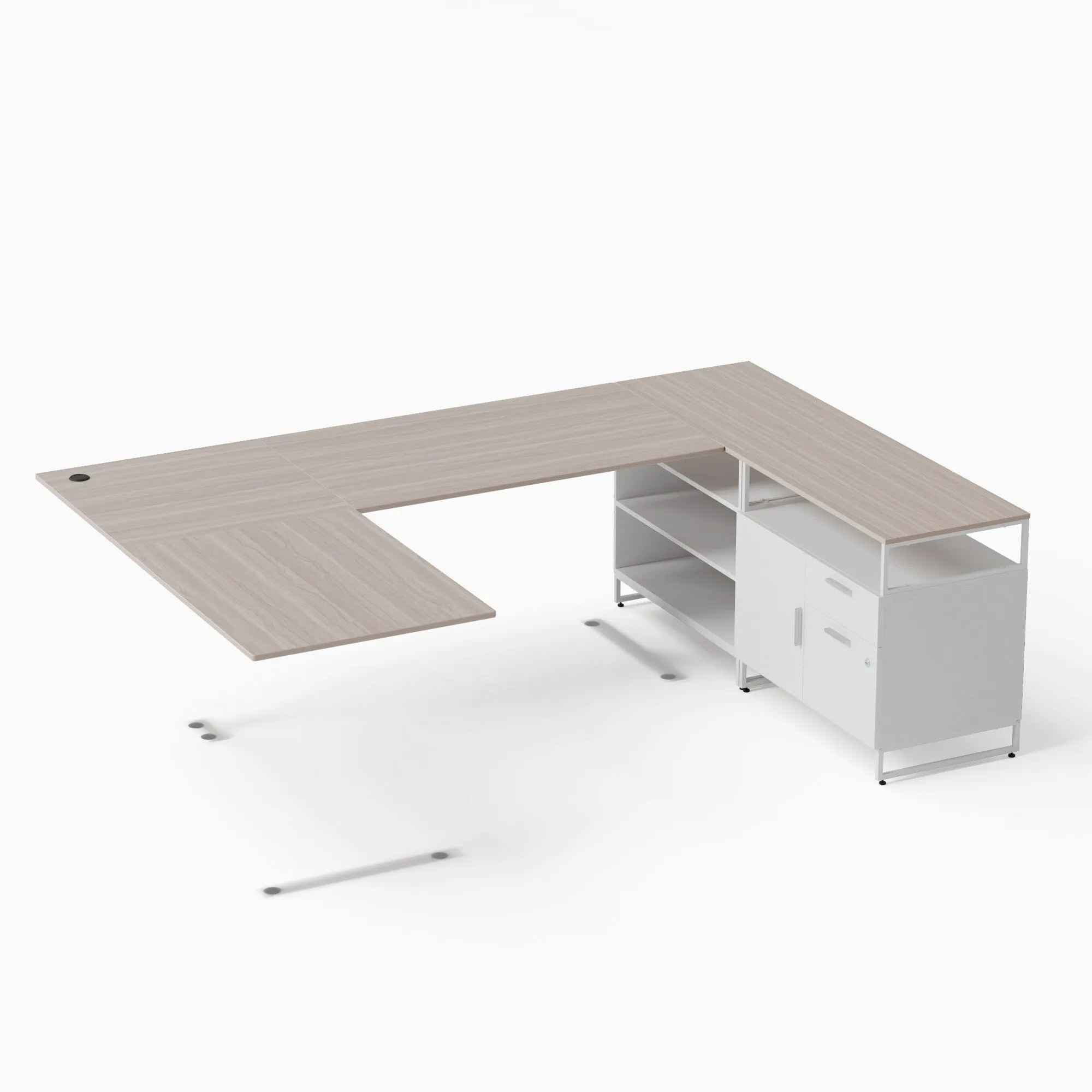 Executive Desk: U-Shaped Configuration