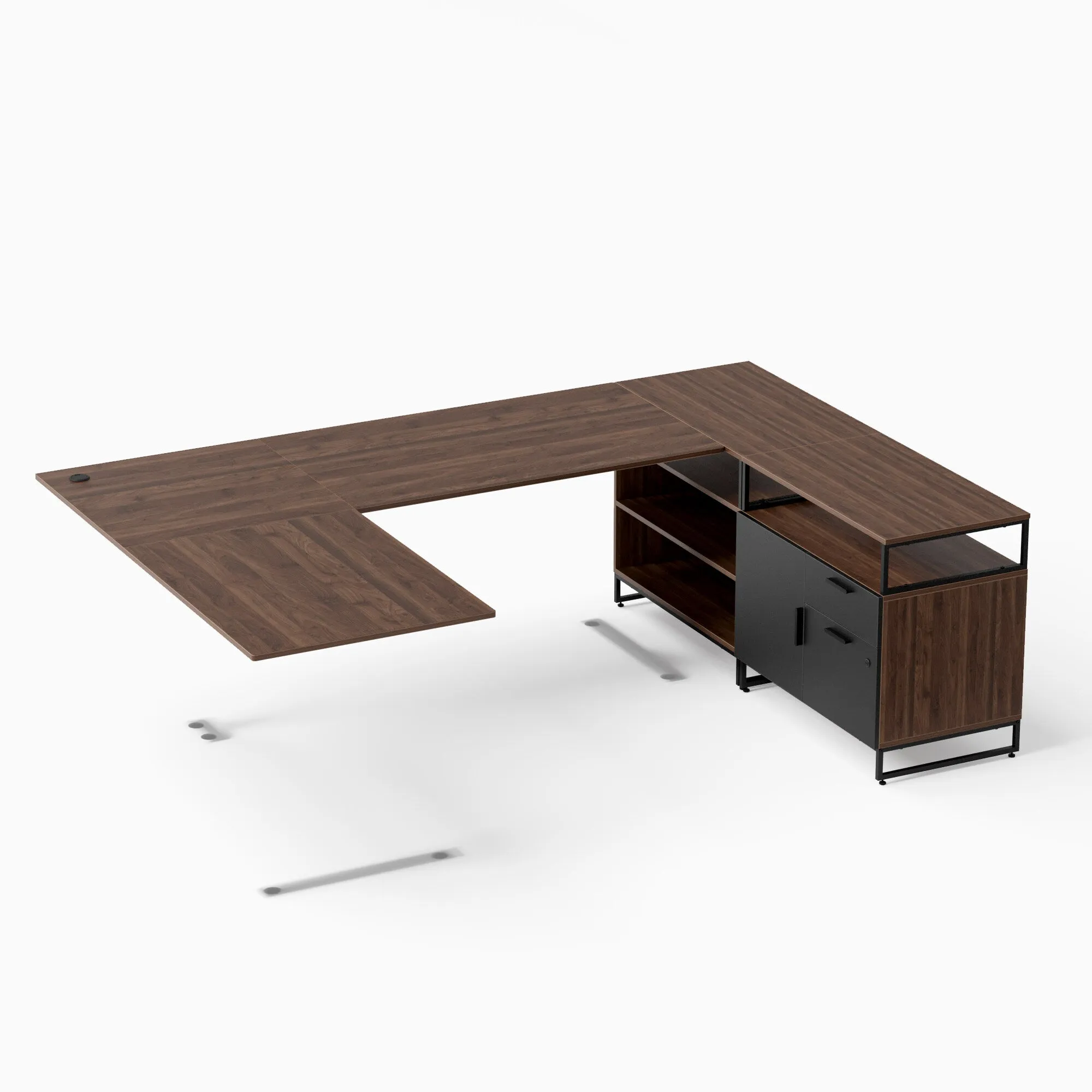 Executive Desk: U-Shaped Configuration