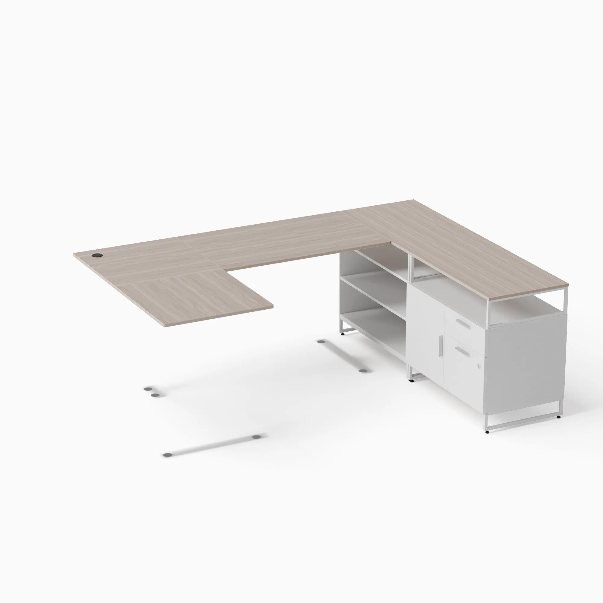 Executive Desk: U-Shaped Configuration