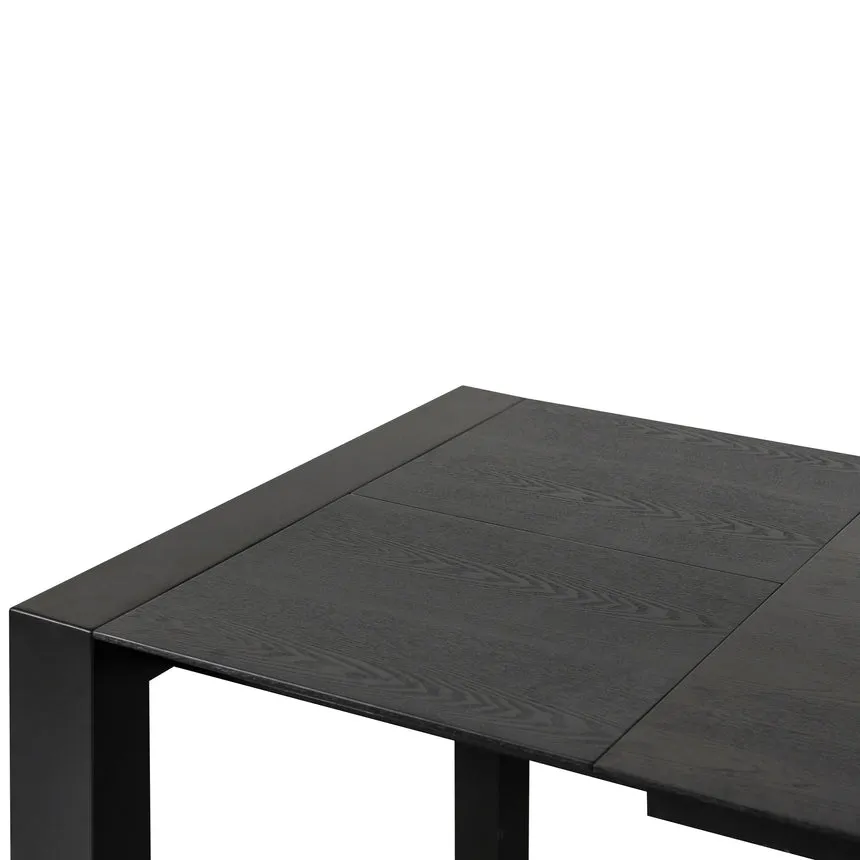 Extendable Wooden Dining Table - Black