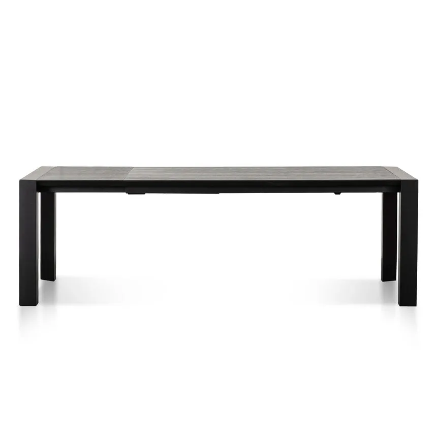 Extendable Wooden Dining Table - Black