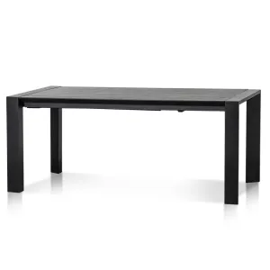 Extendable Wooden Dining Table - Black