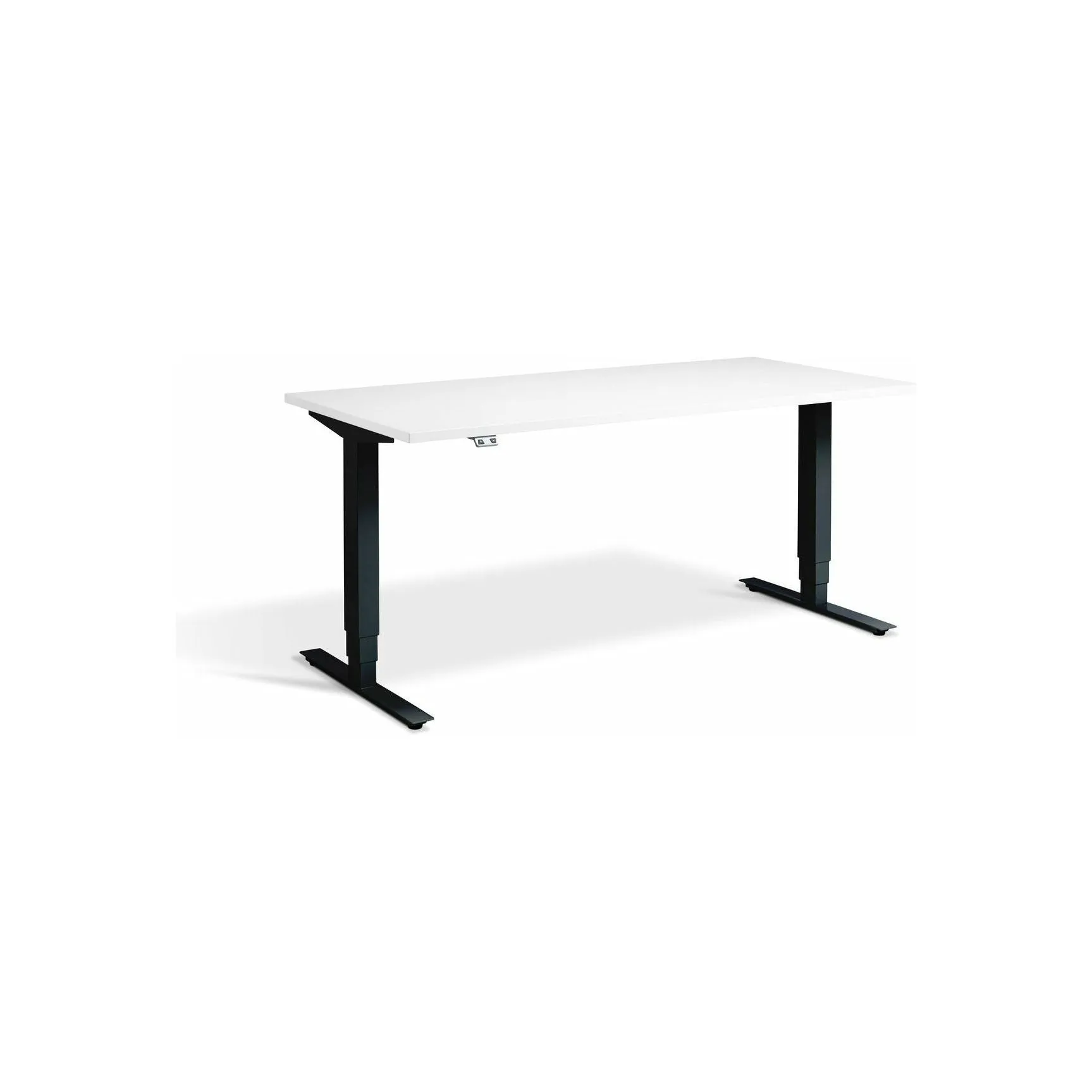 Great Value Height Adjustable Desk 1200mm Wide - Black or White Desktop