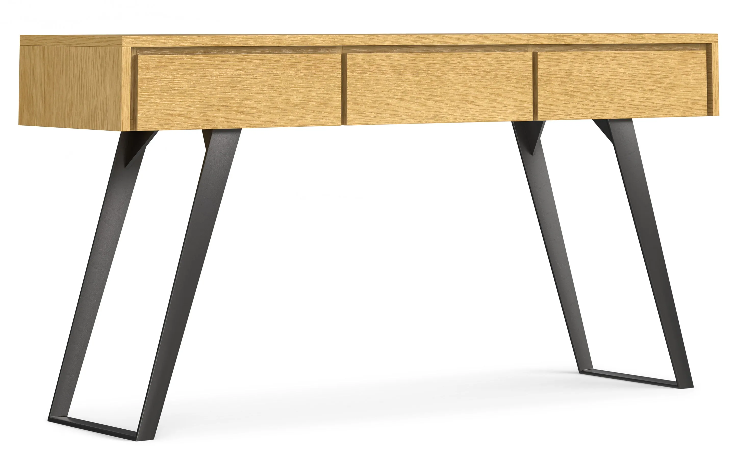 Lowry Console Sofa Table in Oak