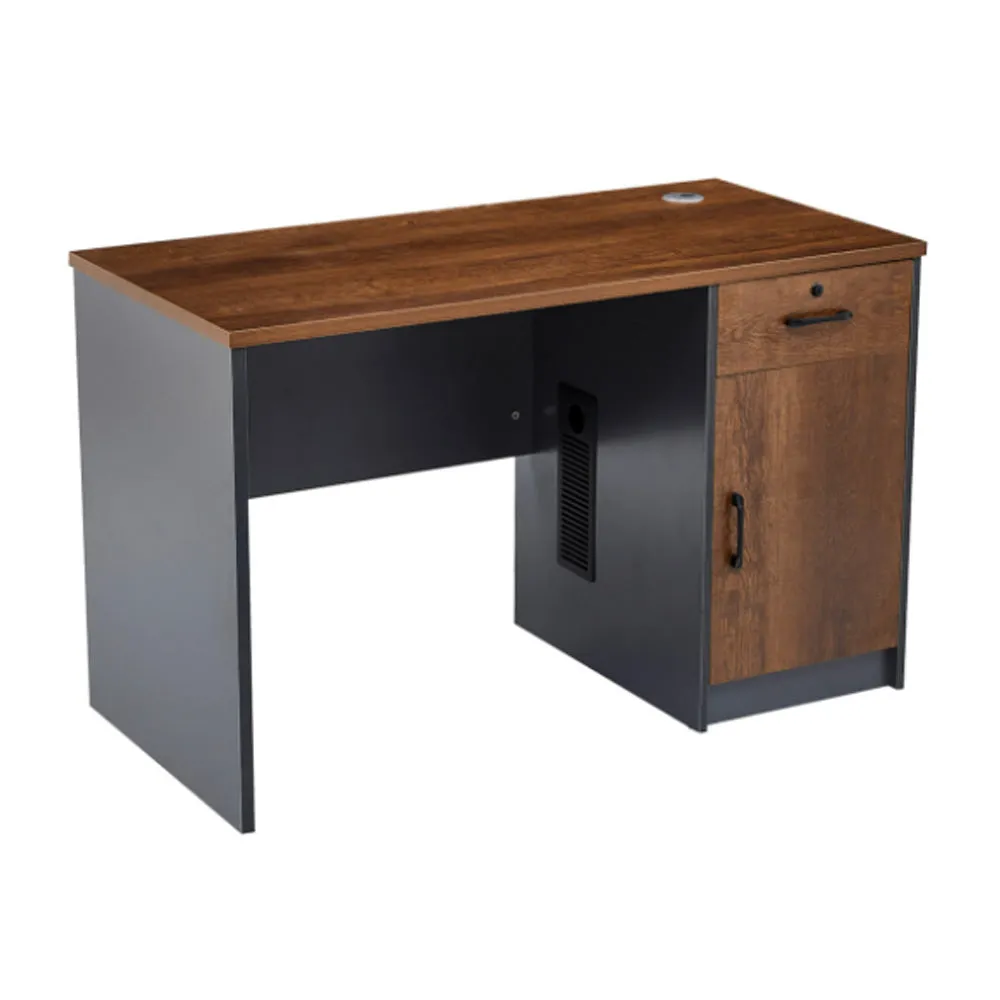 Modern Compact Wooden Desk with Drawer MWTJ1200