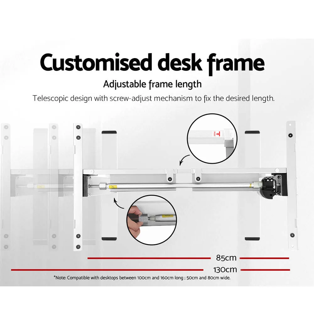 Motorised Adjustable Sit-Stand Desk with Control Panel Artiss