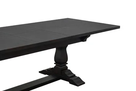 Soho Black Brown Nantucket Hampton Extendable Dining Table