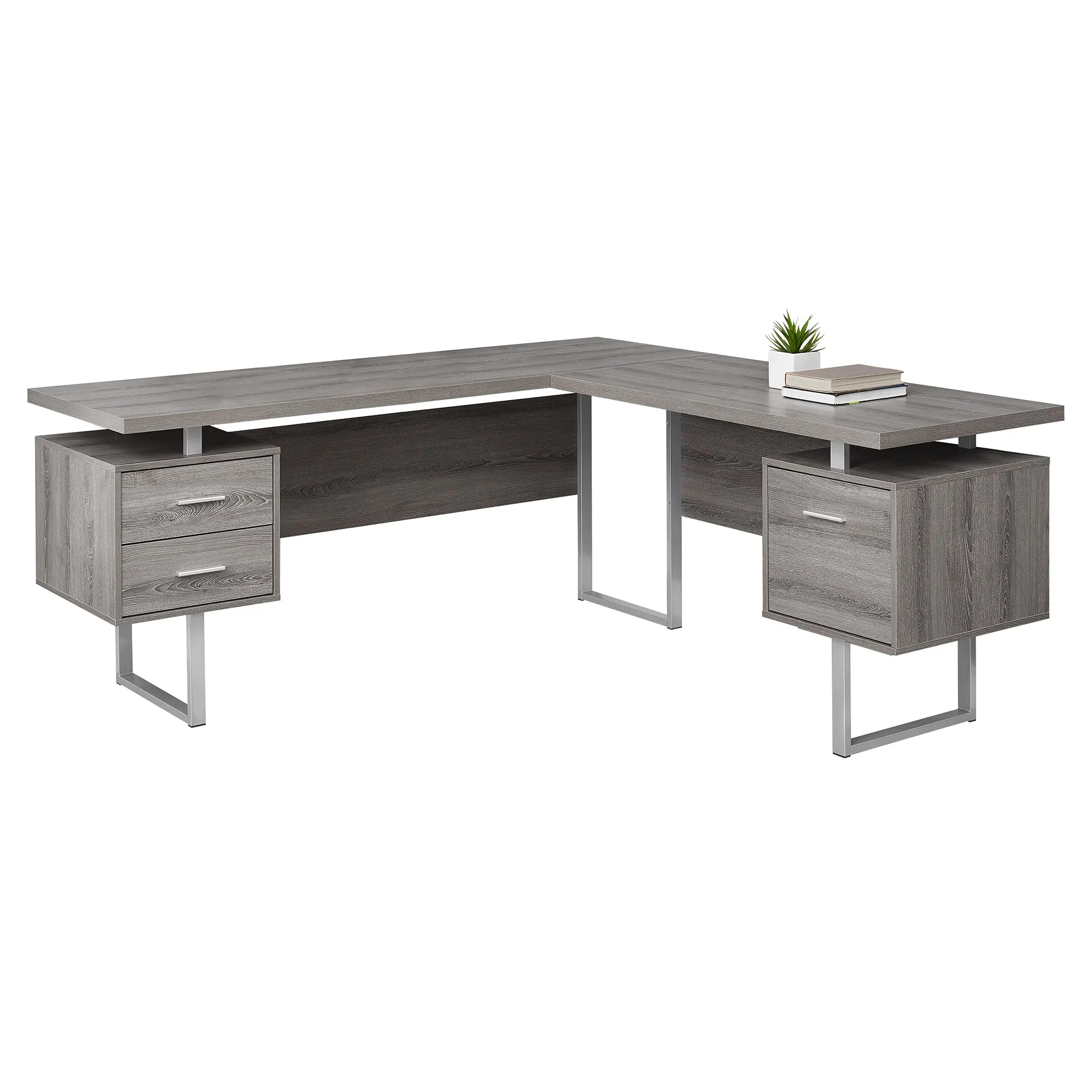 OFFICE SERIES - 70"L / DARK TAUPE LEFT OR RIGHT FACING