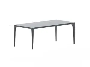 Pietra Extendable Glass/Ceramic Table