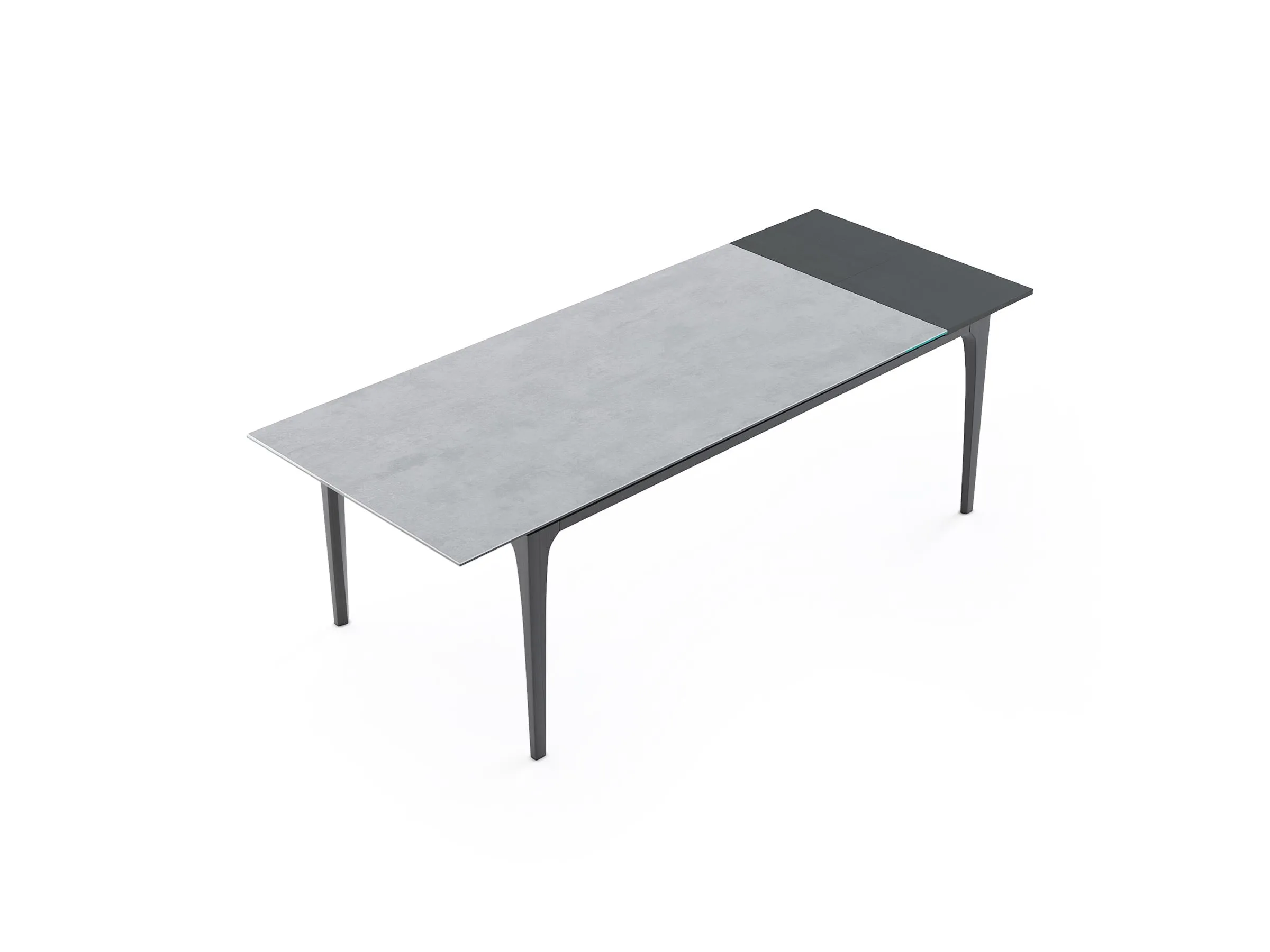 Pietra Extendable Glass/Ceramic Table