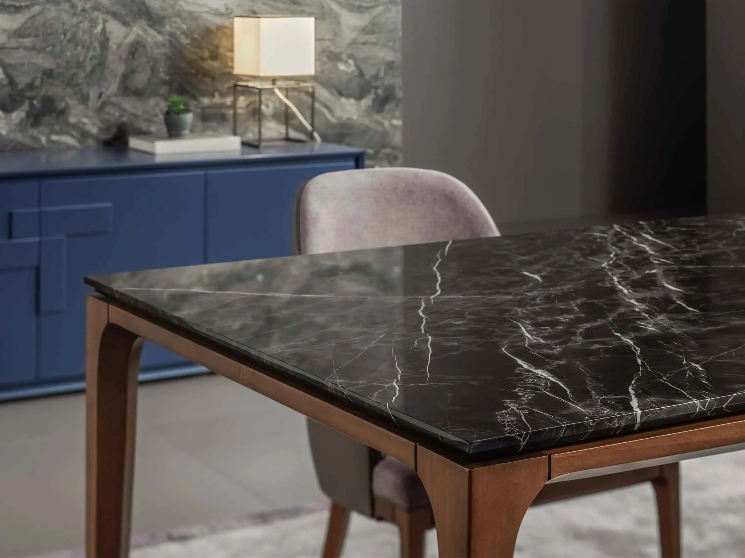 Pietra Extendable Glass/Ceramic Table