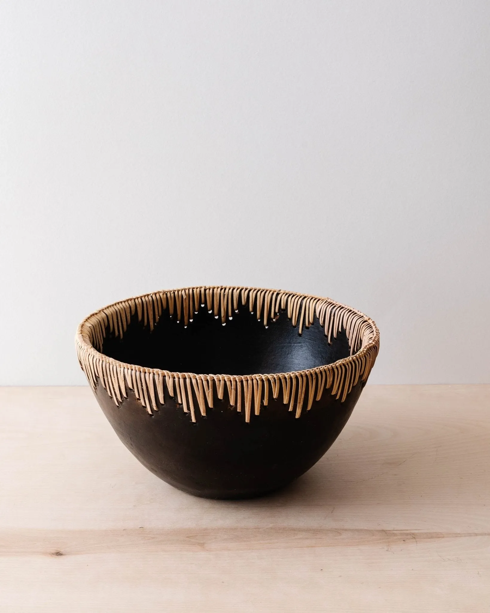 Rattan Stitched Terracotta Bowl