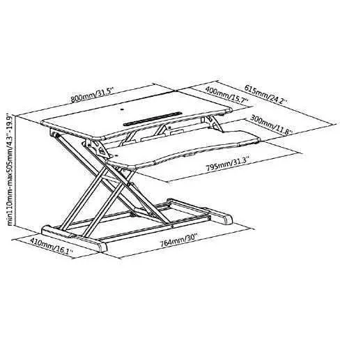 Standing Desk Converter