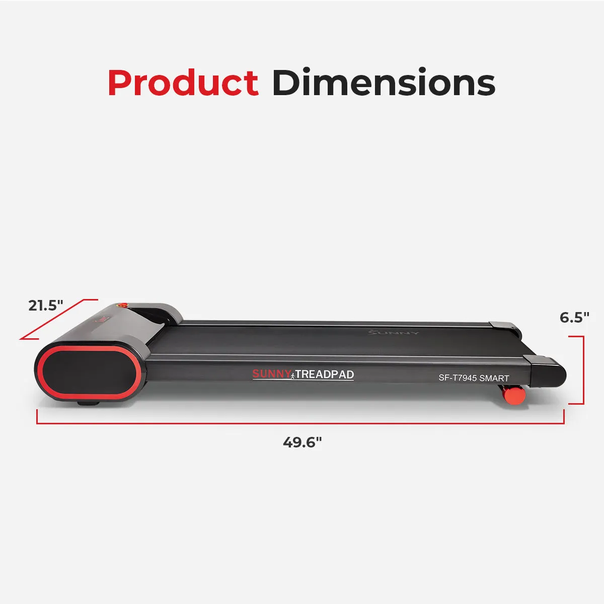 Under Desk Walking Pad Smart Treadmill