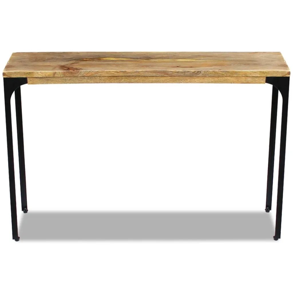 vidaXL Console Table Mango Wood 120x35x76 cm