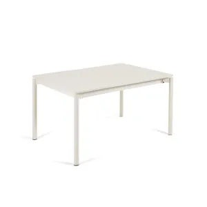 Zorgo White 140-200cm Extendable Dining Table